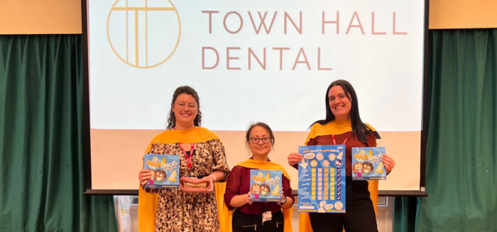 Dental superheroes deliver a special oral hygiene message